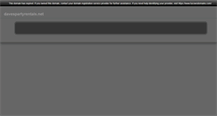 Desktop Screenshot of davespartyrentals.net